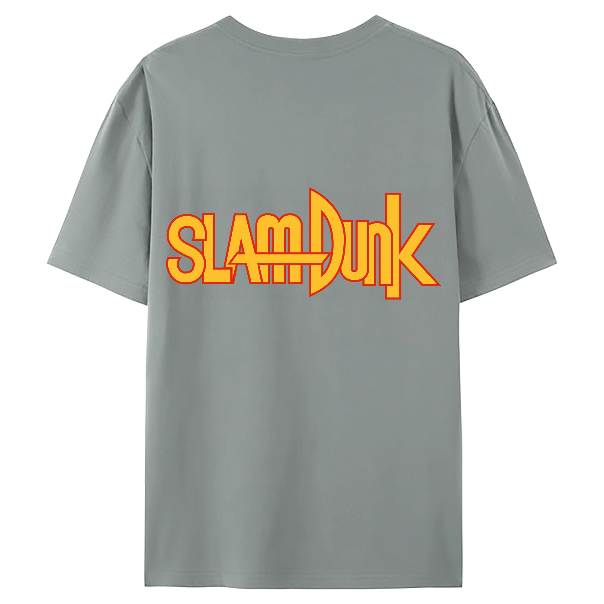 （画像用） SLAM DUNK／スラムダンク 綿100％ メンズ半袖Tシャツ（バックプリント） 通気性